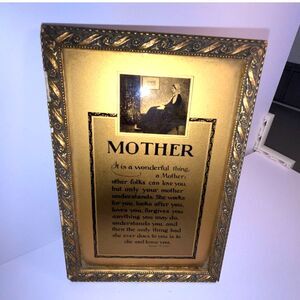 Vintage Motto Print Mother Motto Baroness von Hutten so sweet